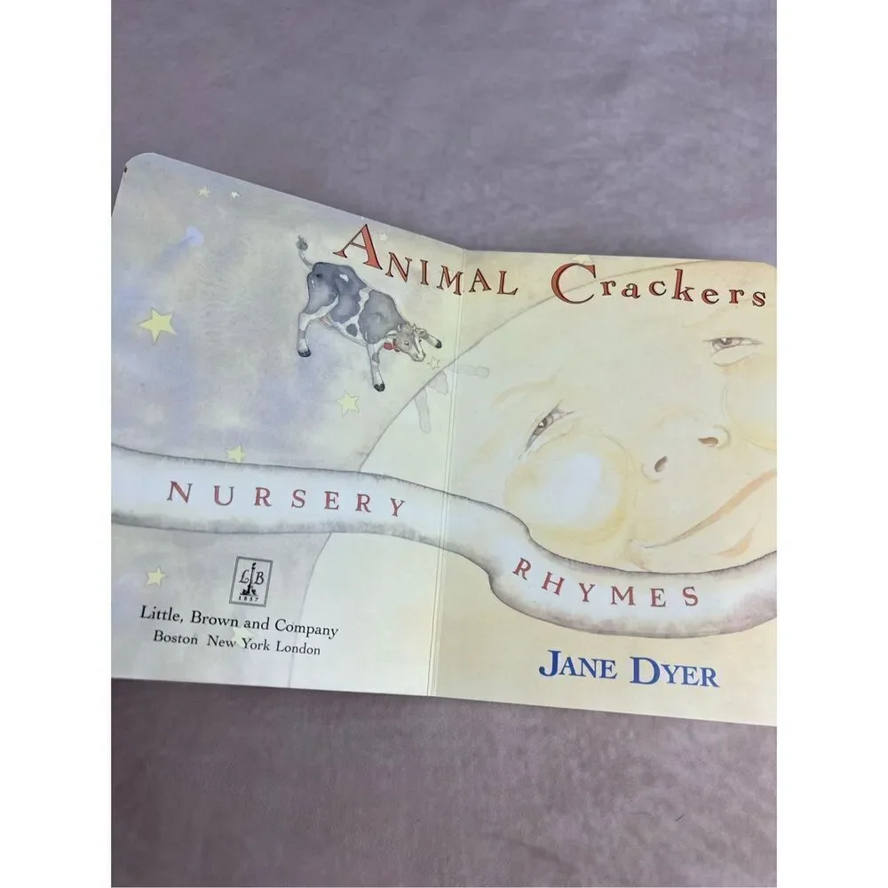 Vintage Nursery Rhyme Book Animal Crackers by Jane Dyer